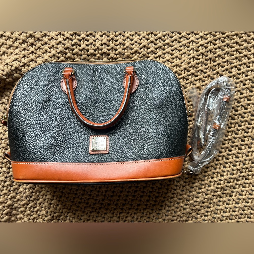 Dooney & Bourke Pebble Grain Zip Zip Satchel
